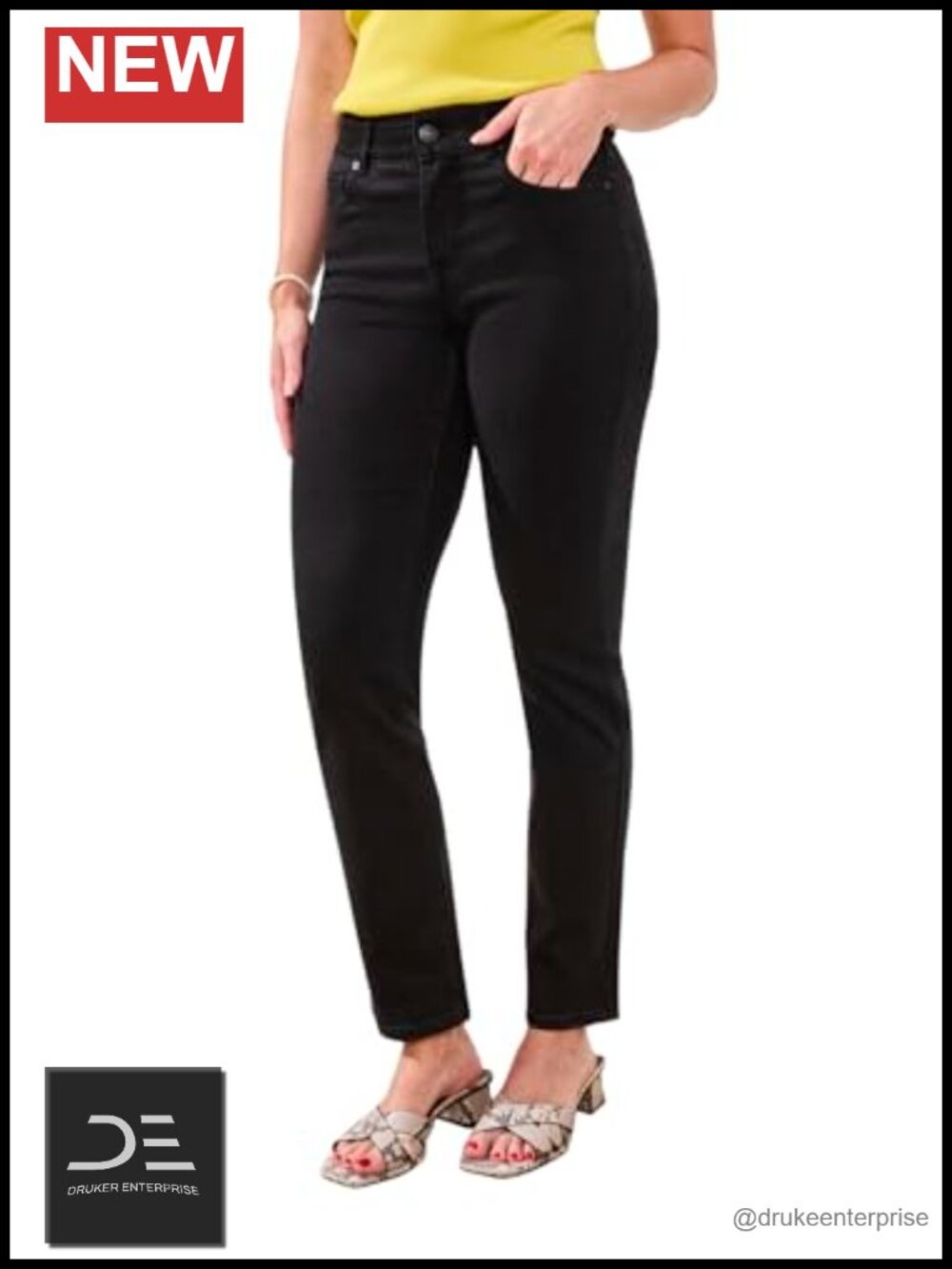 Tribal Sophia Curvy Straight Leg Stretch Jeans Mid Rise